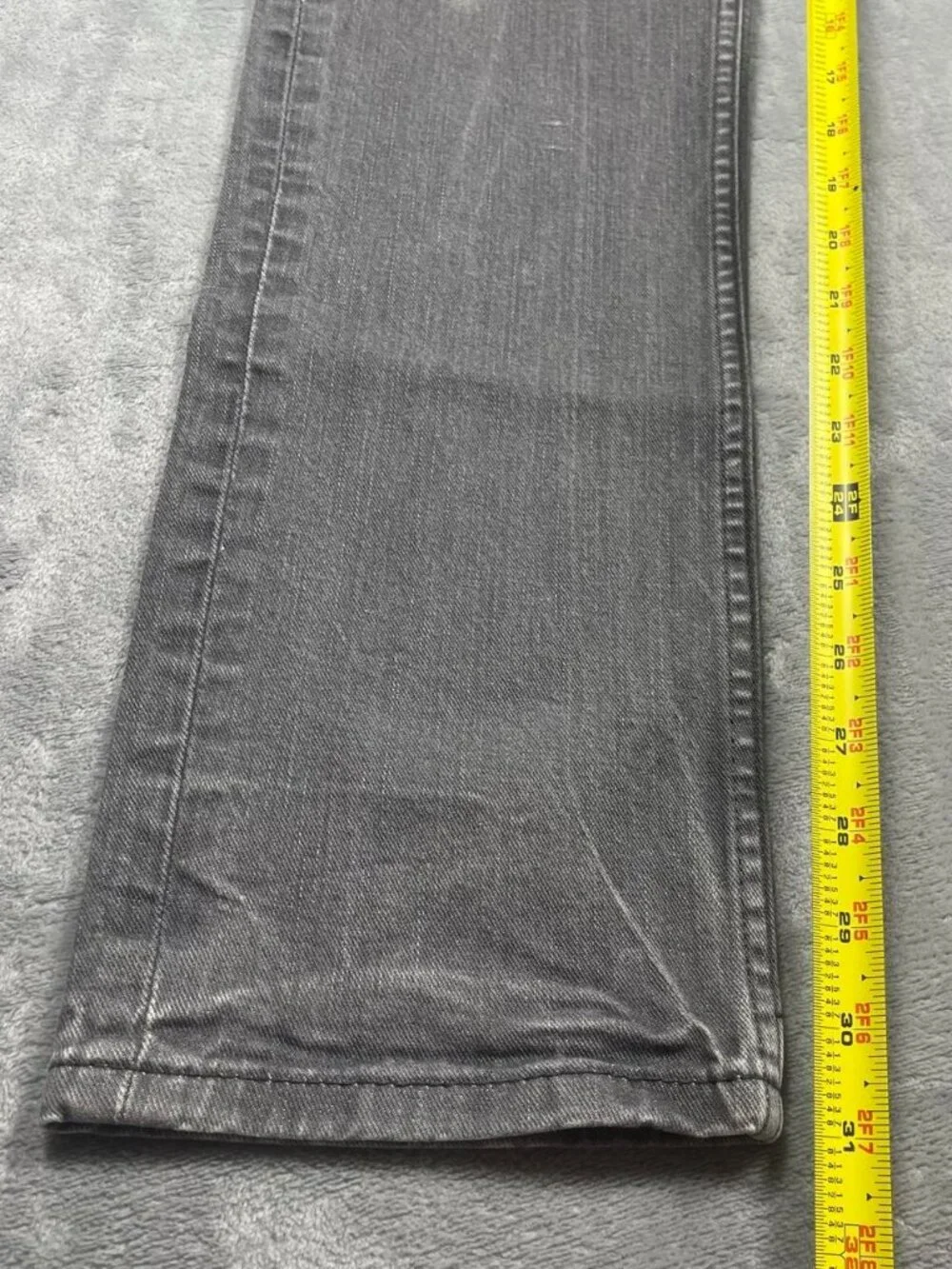 Levi’s 511 Slim Fit Jeans Gray Denim Red Tab Men’s 34x34 Stretch Pants